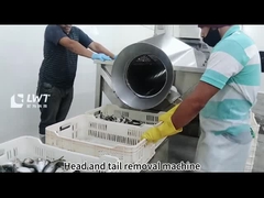 डिब्बाबंद मछली उत्पादन लाइन पीला क्रॉकर डिब्बाबंद प्रसंस्करण उपकरण