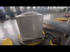 पूर्ण स्वचालित प्रीस्ट्रेच फिल्म पैकेजिंग पैकेज रैपर पैलेट रैपिंग मशीन